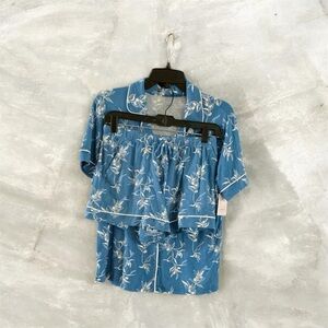 Auden Blue Floral Pajama Set